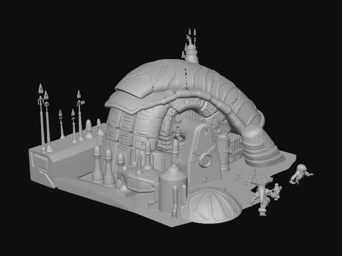 3D model for Dominion Citadel