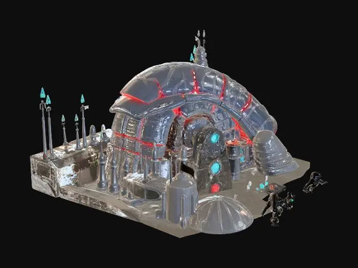 3D model for Dominion Citadel