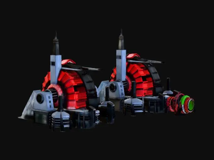 3D model for Futuristic Power Generators