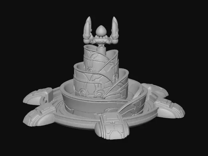 3D model for Protoss Photon Cannon