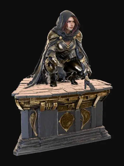 3D model for Rooftop Vigilante