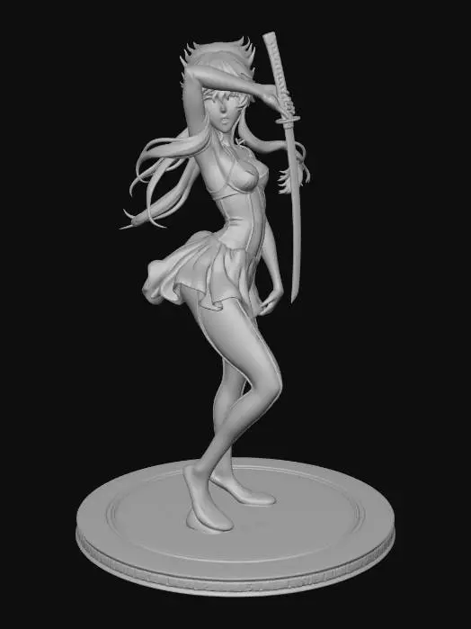 3D model for Samurai Elegance