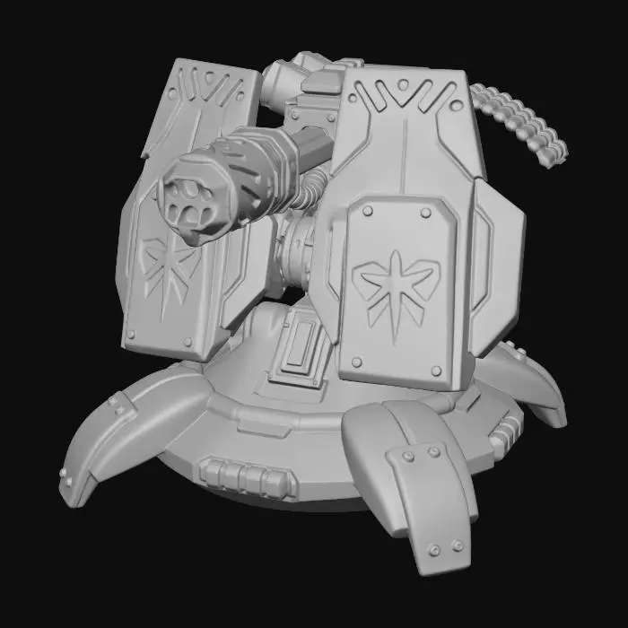 3D model for Mechanical Guard Tower