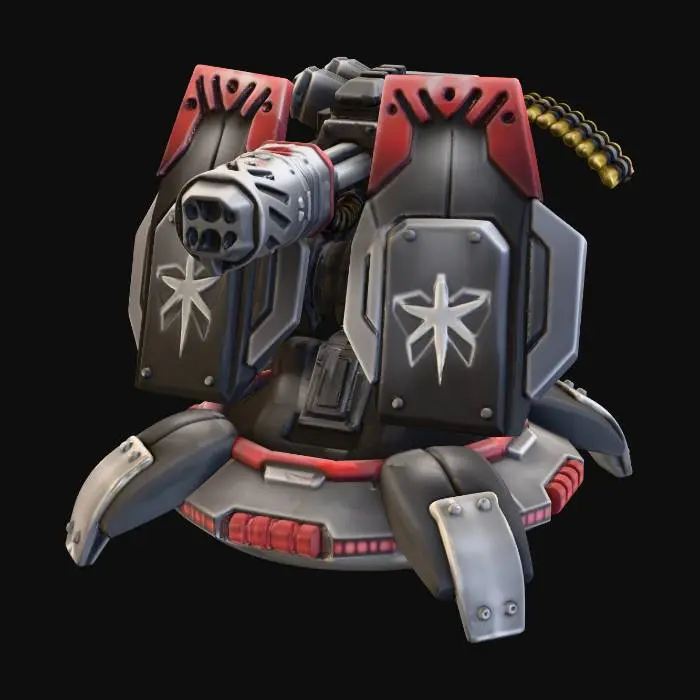 3D model for Mechanical Guard Tower