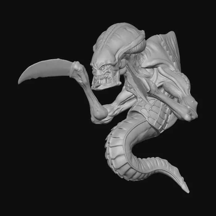 3D model for Alien Creature