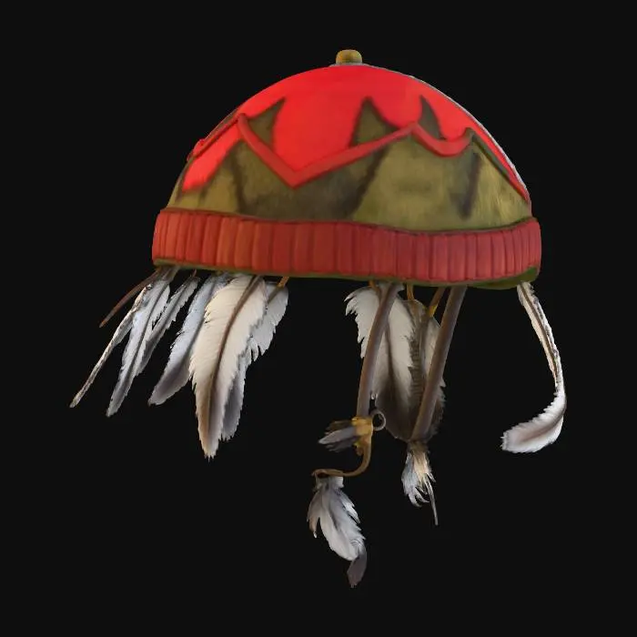 3D model for Feathered Cap