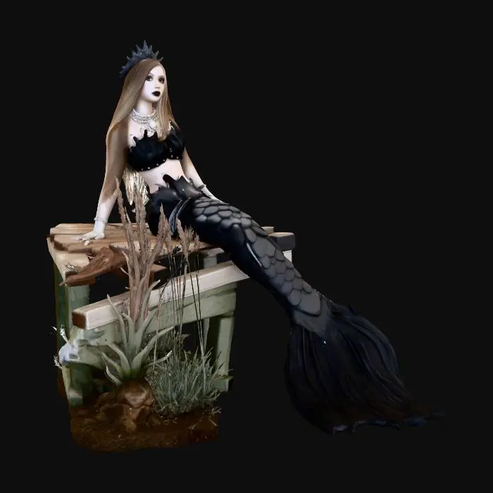 3D model for Gothic Mermaid by the Lake