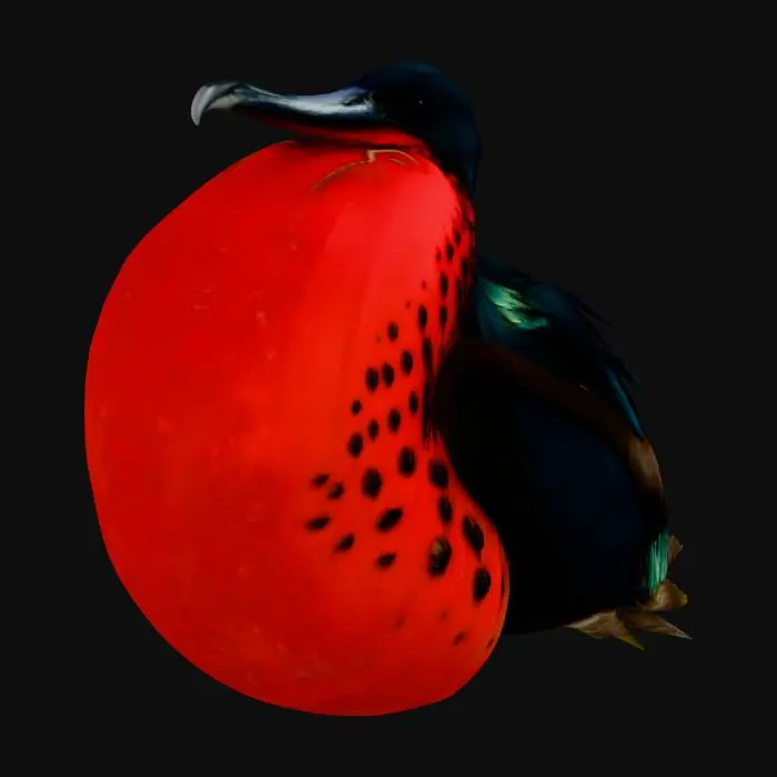 3D model for Majestic Frigatebird