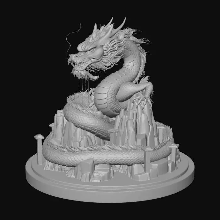 3D model for Guardian of the Mountain