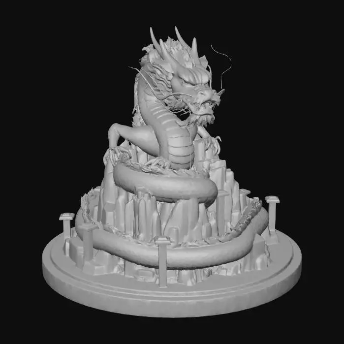 3D model for Guardian of the Mountain