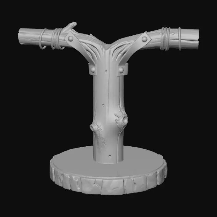 3D model for Wooden Craft Stand