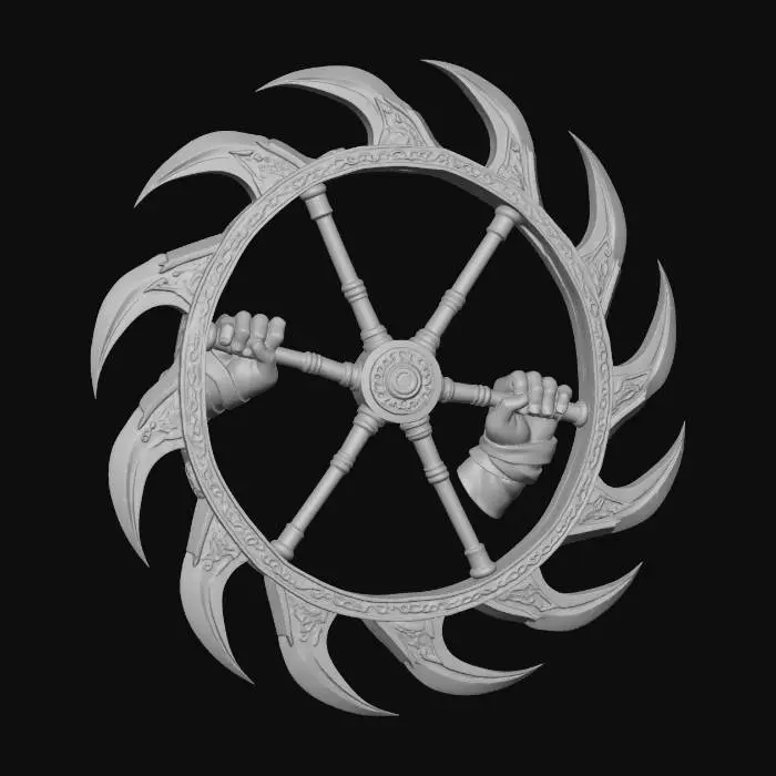 3D model for Moonlit Warrior's Wheel