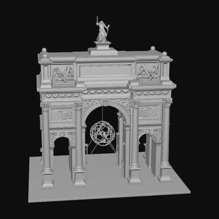 3D model for Illuminated Arch Celebration