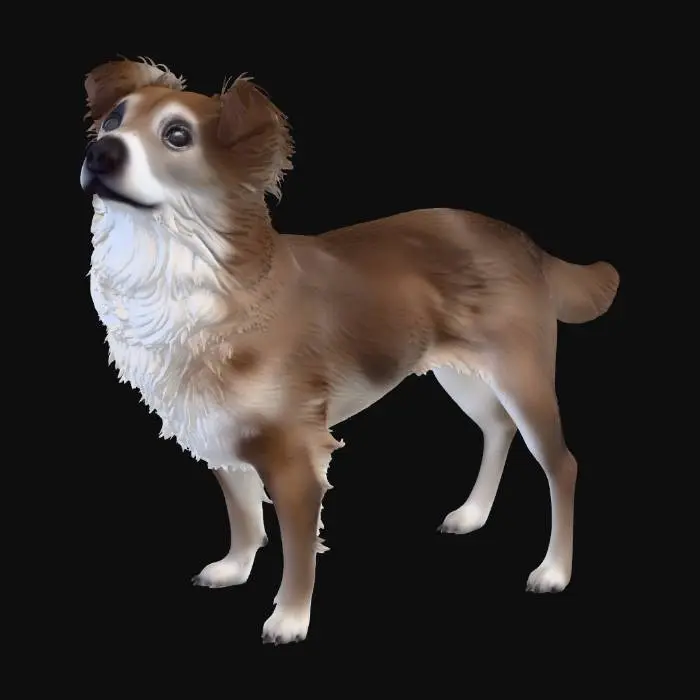 3D model for Curious Rusty Pup