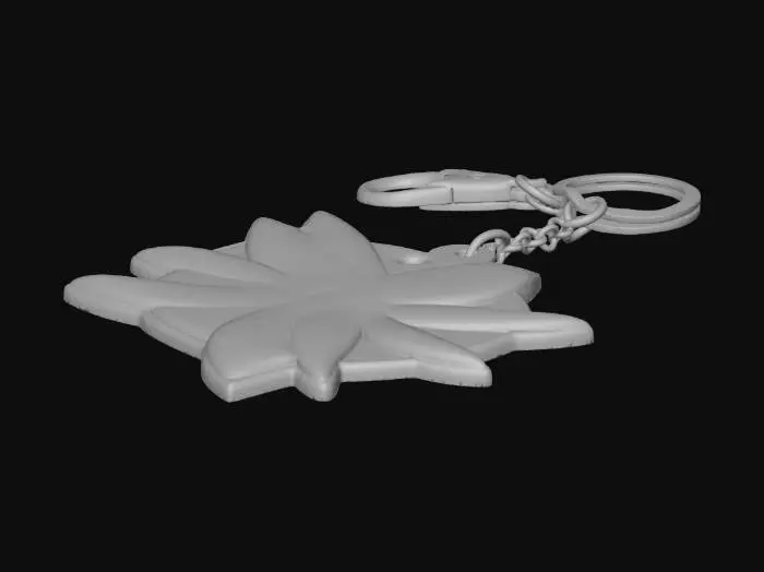 3D model for Colorful Pattern Keychain