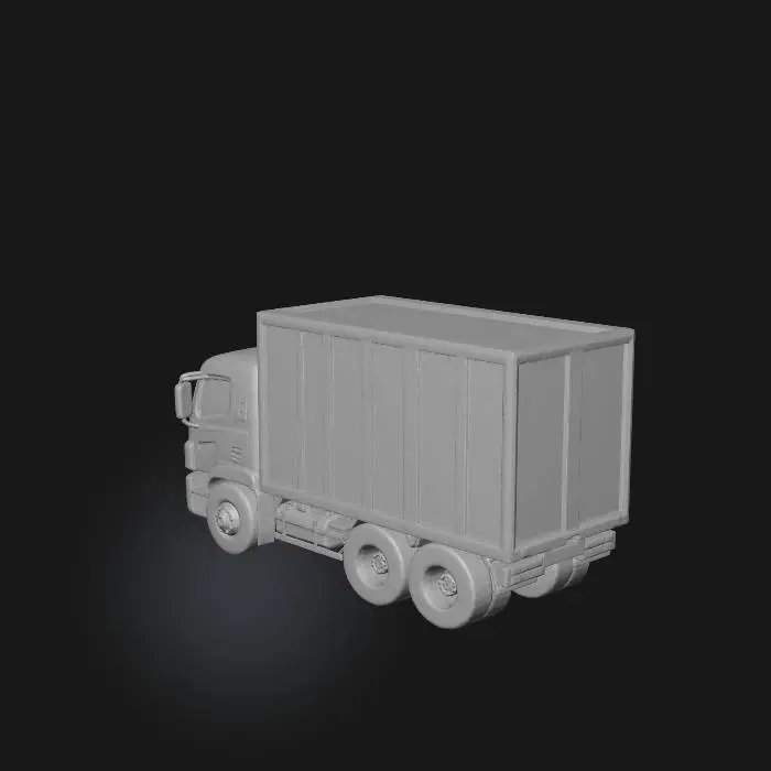 3D model for Sunset Cargo Truck