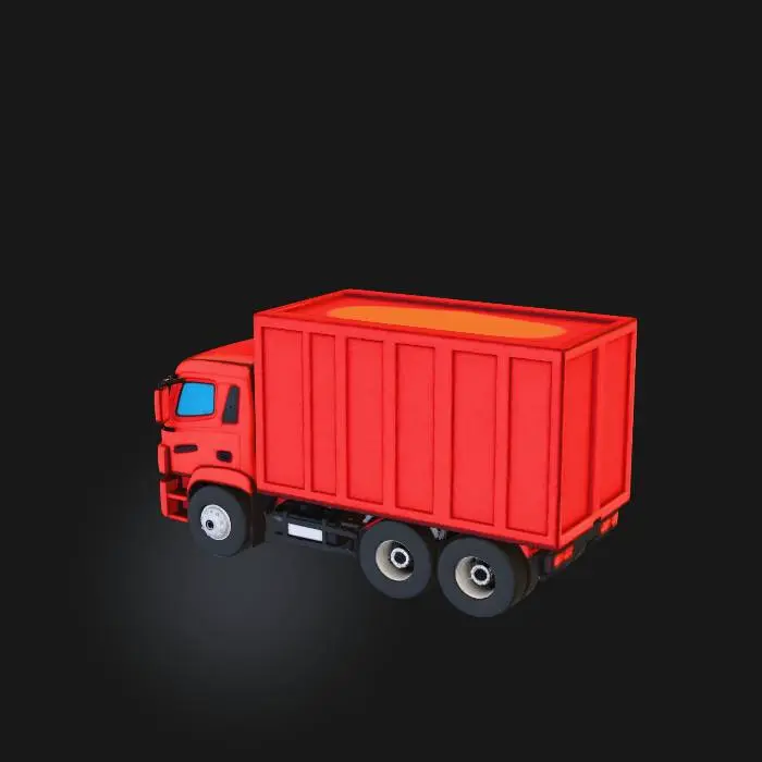 3D model for Sunset Cargo Truck