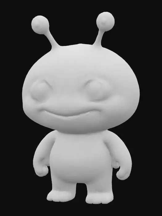 3D model for Watermelon Alien