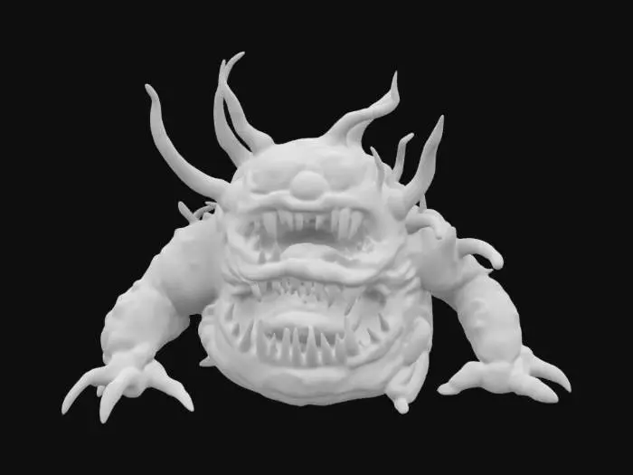 3D model for Monstrous Entity in Ruins