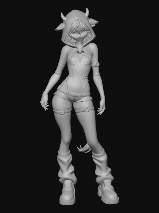 3D model for Cowgirl Cosplay Character