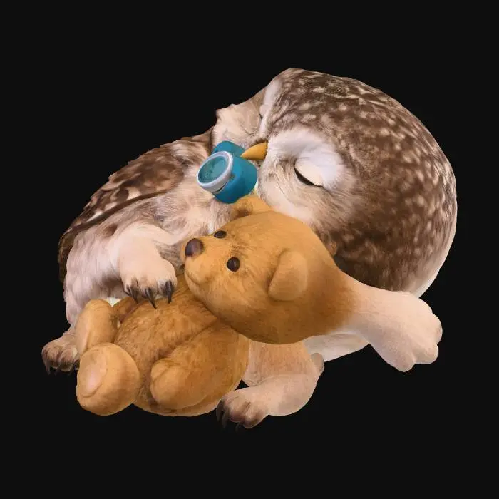 3D model for Owl and Teddy Nap