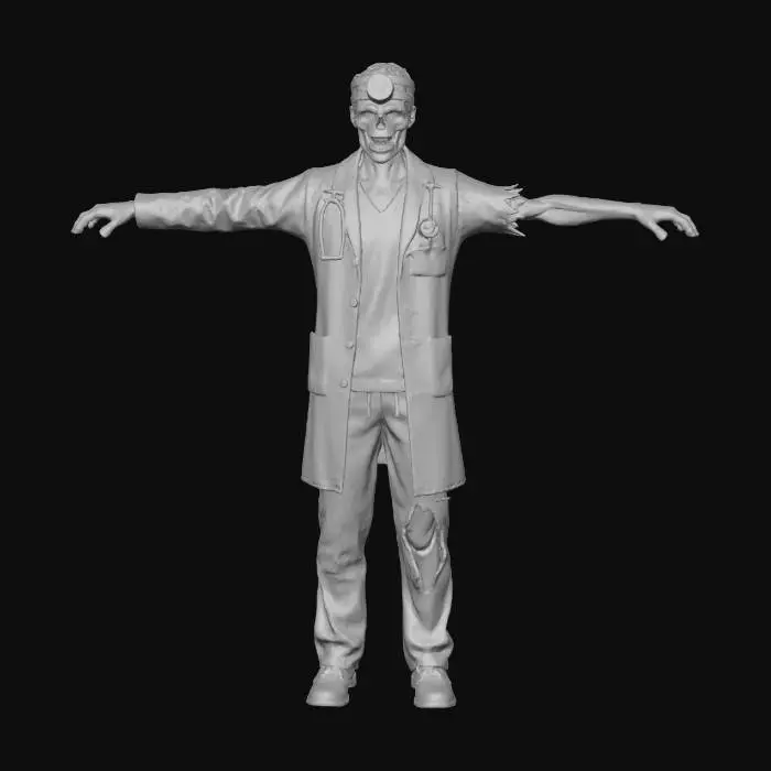 3D model for Zombie Doctor