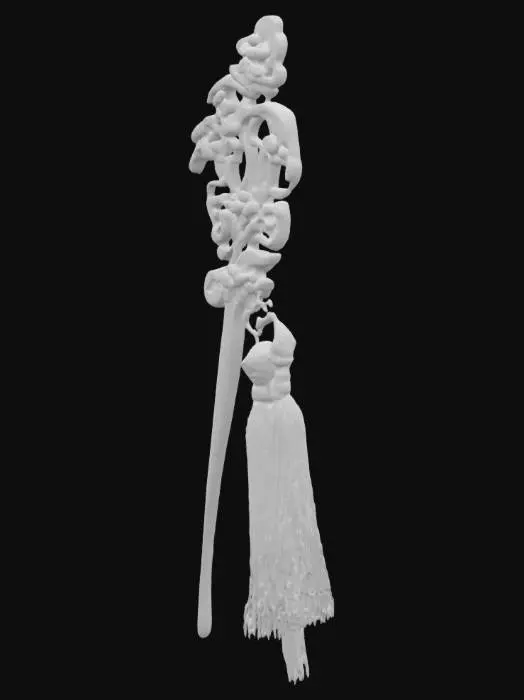 3D model for китайская шпилька для волос