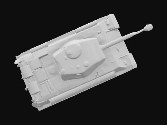 3D model for Hungarian Heavy Tank Model
