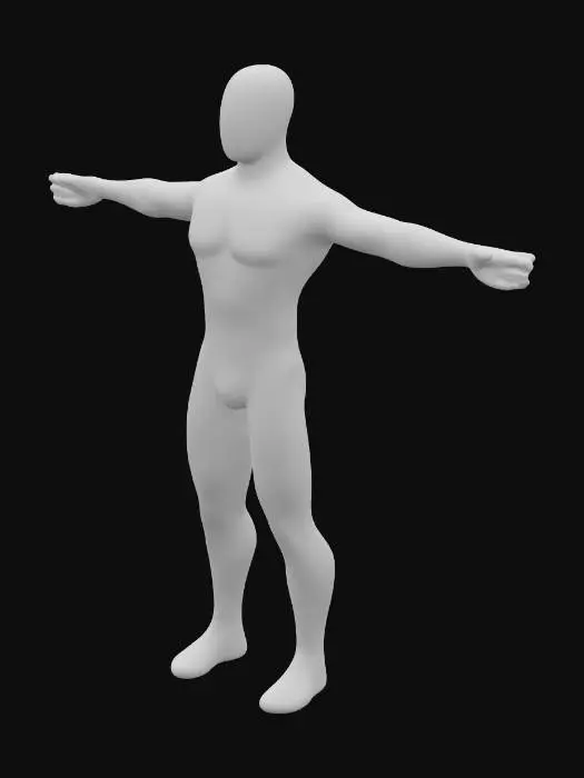 3D model for #PBR#, Mannequin