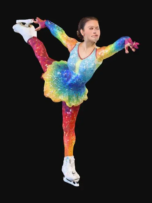 3D model for Skating Sparkle, #PBR#