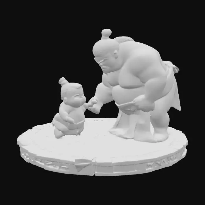 3D model for Sumo Showdown, #PBR#