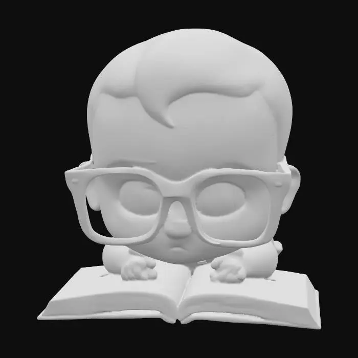 3D model for Bookish Baby
