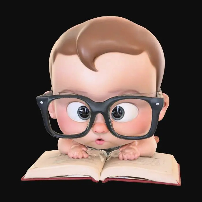 3D model for Bookish Baby