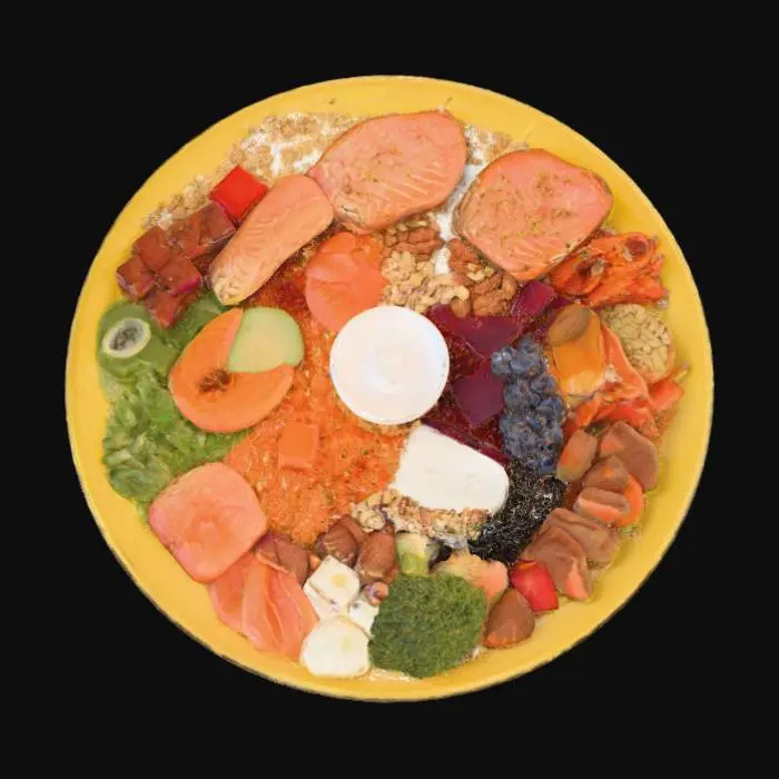 3D model for #food#, Balanced Diet Plate