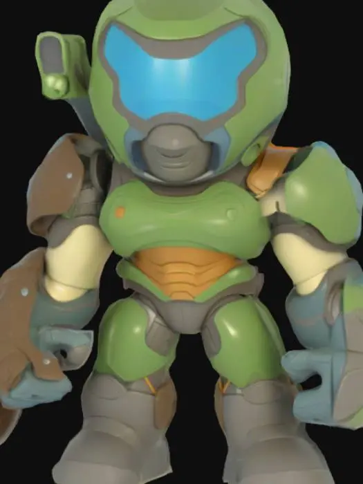 3D model for Doom slayer