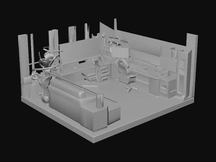 3D model for Esports Room