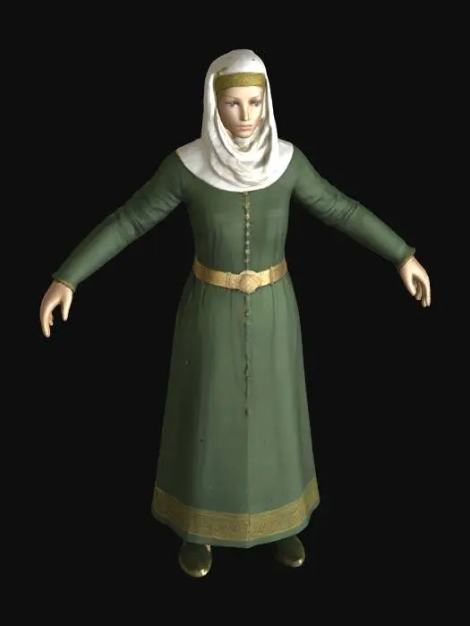 3D model for Medieval Elegance