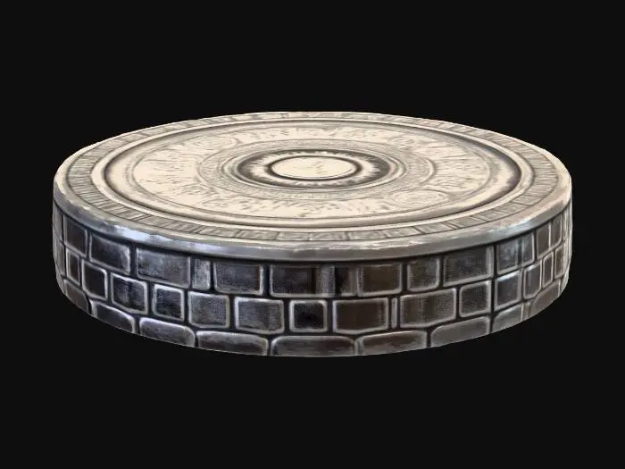 3D model for A marble elegant base for a figurine