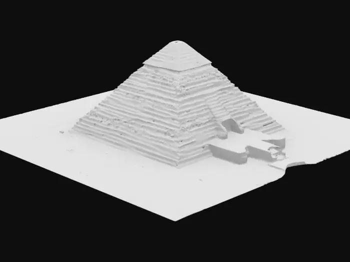 3D model for #AroundTheWorld#, great pyramids of giza