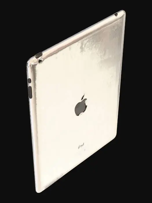 3D model for iPad on a geometric rug