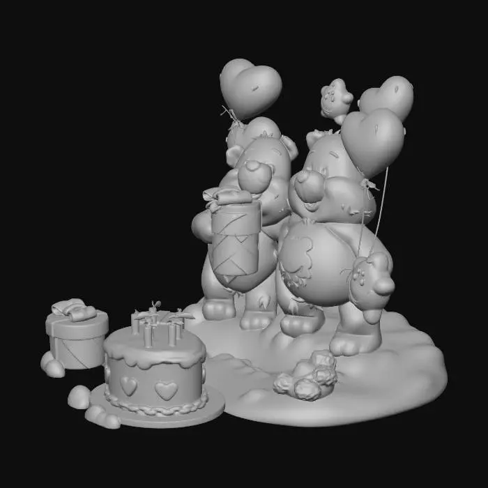 3D model for Birthday Bears Celebration