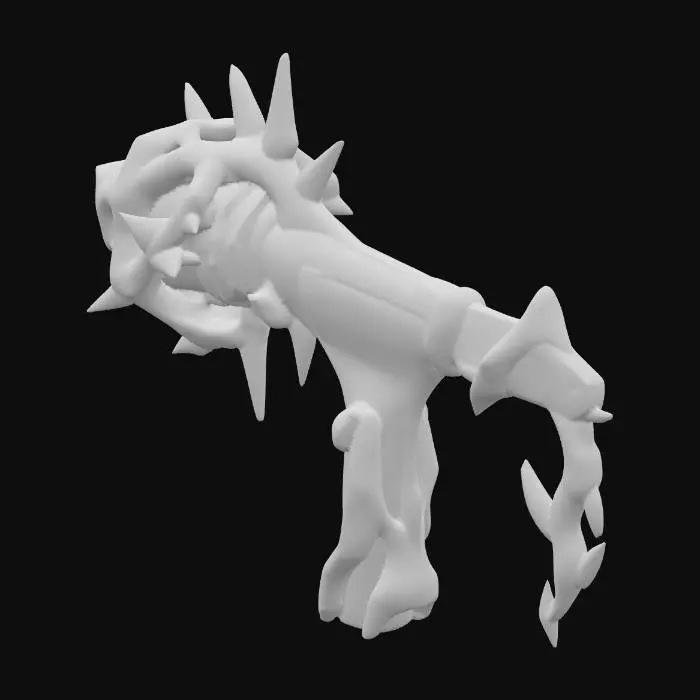 3D model for Thorned Mic Stand