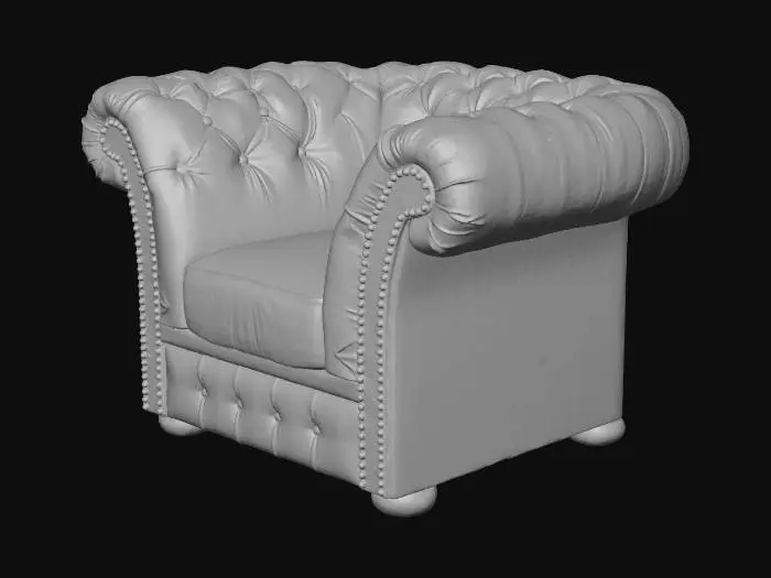 3D model for Armchair Elegance