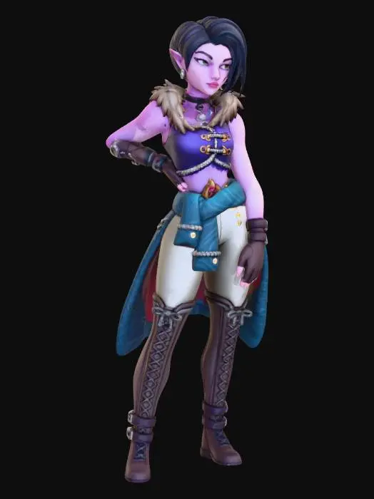 3D model for Adventurous Elf