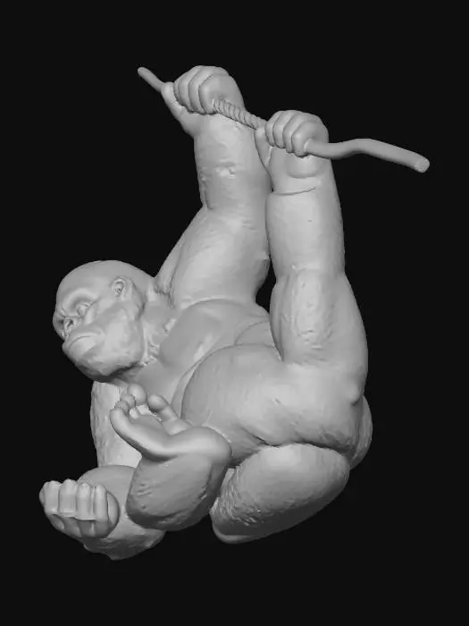 3D model for hanging gorilla