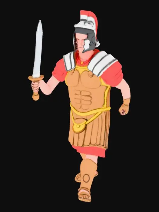 3D model for Roman centurion