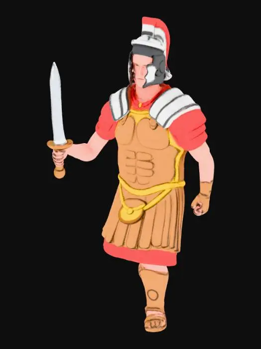 3D model for Roman centurion