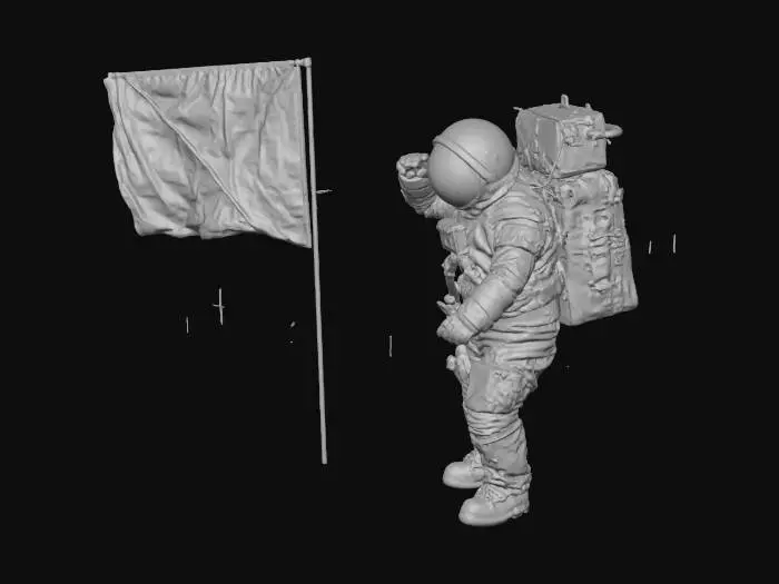 3D model for Moon Landing Patriot