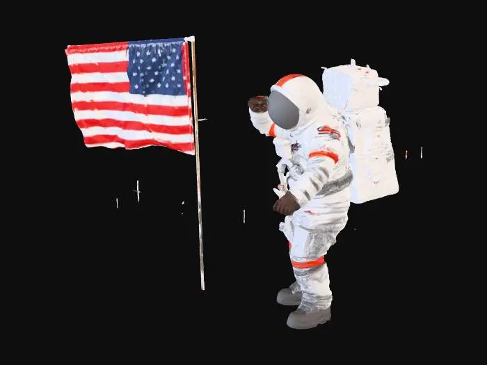 3D model for Moon Landing Patriot