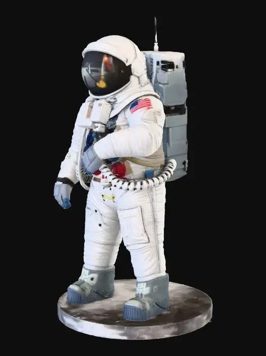 3D model for Astronaut Statue